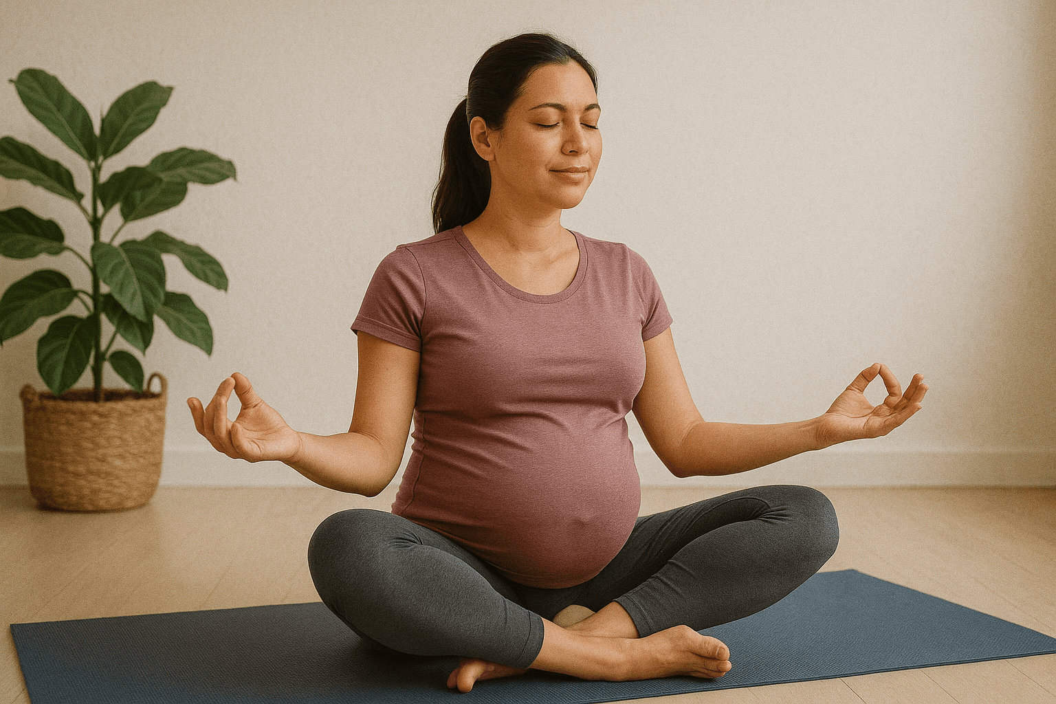 Gambar utama artikel: Panduan Lengkap Prenatal Yoga: Manfaat dan Gerakan untuk Ibu Hamil